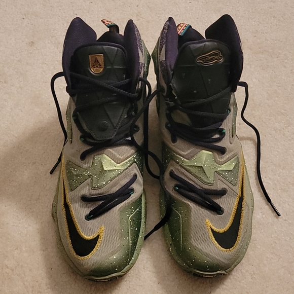 NIKE LeBron XIII 13 All Star green alligator - Picture 1 of 8